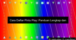 cara daftar pintu play