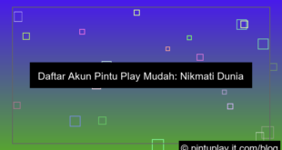 ilustrasi daftar akun pintu play tanpa ribet