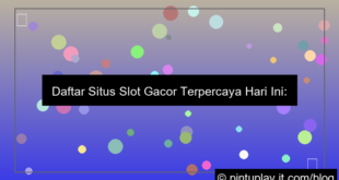 daftar situs slot gacor