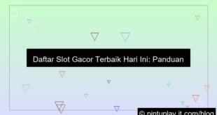 daftar slot gacor