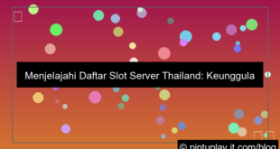 daftar slot server thailand