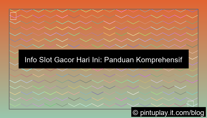 ilustrasi info slot gacor hari ini