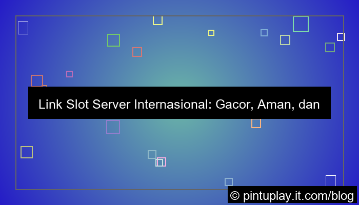 link slot server internasional