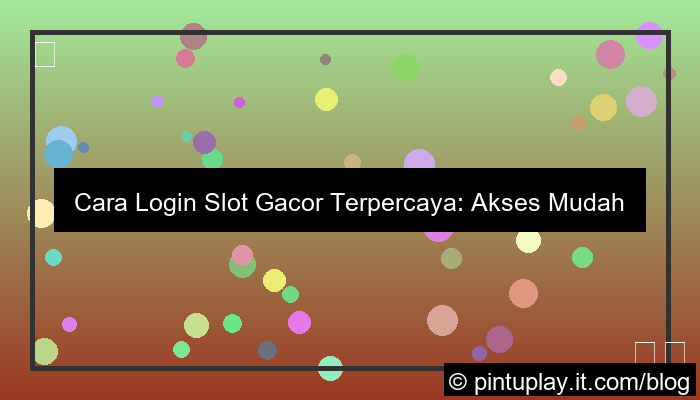 grafik login slot gacor