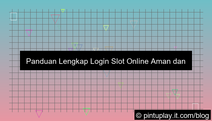 visual login slot online