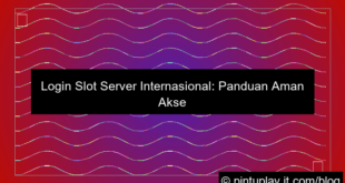 login slot server internasional