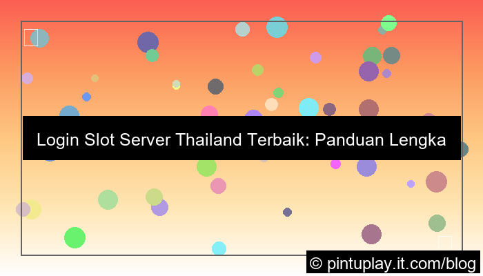 gambar login slot server thailand