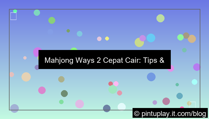 grafik mahjong ways 2 cepat cair