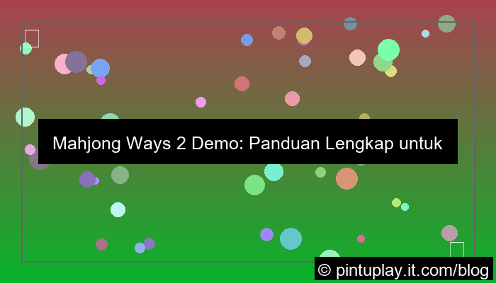 mahjong ways 2 demo