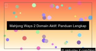 mahjong ways 2 domain aktif