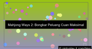 mahjong ways 2 peluang cuan maksimal