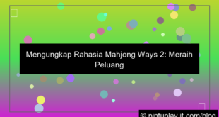 grafik mahjong ways 2 peluang jackpot rutin