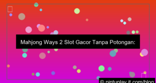 mahjong ways 2 slot gacor tanpa potongan