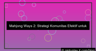 desain mahjong ways 2 strategi komunitas