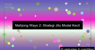 mahjong ways 2 strategi modal kecil