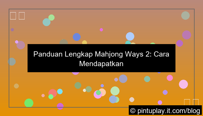 visual mahjong ways 2 tutorial freespin