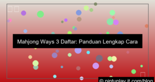 visual mahjong ways 3 daftar
