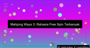 mahjong ways 3 free spin terbanyak