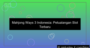mahjong ways 3 indonesia