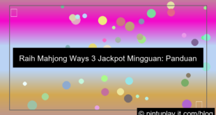 desain mahjong ways 3 jackpot mingguan