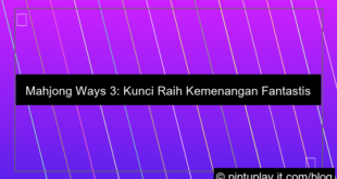 mahjong ways 3 kemenangan fantastis