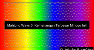 mahjong ways 3 kemenangan terbesar minggu ini