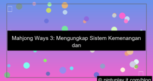 desain mahjong ways 3 sistem kemenangan
