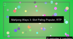 grafik mahjong ways 3 slot paling populer