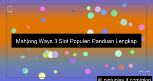 mahjong ways 3 slot populer