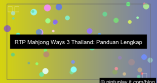 visual mahjong ways 3 slot rtp thailand