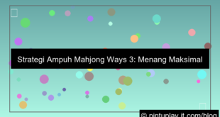 mahjong ways 3 strategi modal receh