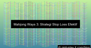 mahjong ways 3 strategi stop loss