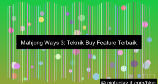 mahjong ways 3 teknik buy feature