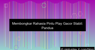 pintu play gacor stabil