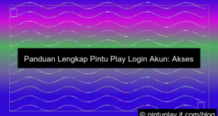 gambar pintu play login akun