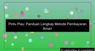 pintu play metode pembayaran lengkap