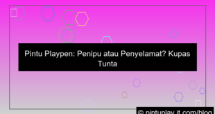 visual pintu play penipu atau tidak