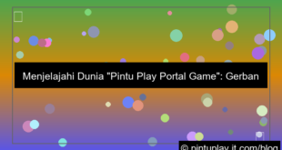 ilustrasi pintu play portal game