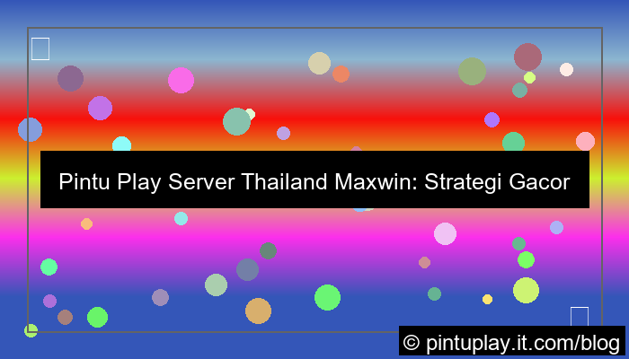 grafik pintu play server thailand maxwin