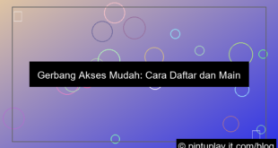 pintu play slot daftar online