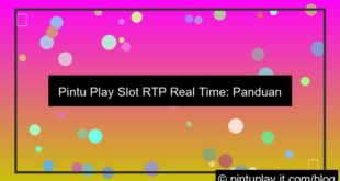 pintu play slot rtp real time