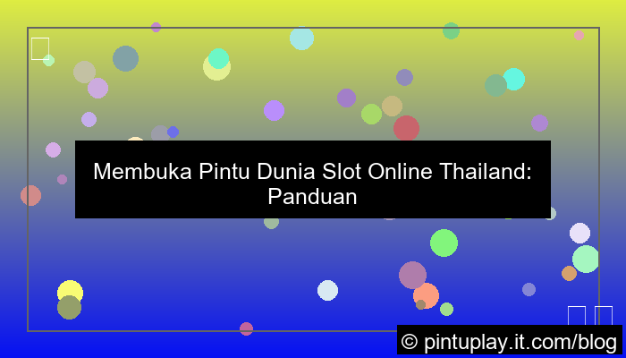 ilustrasi pintu play slot thailand