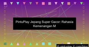 pintuplay jepang super gacor