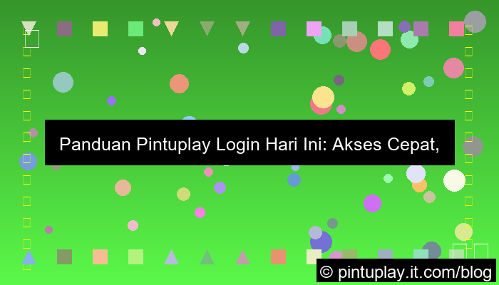 gambar pintuplay login hari ini