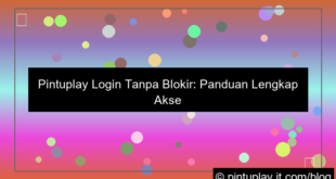 pintuplay login tanpa blokir