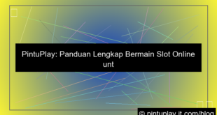 gambar pintuplay panduan bermain slot