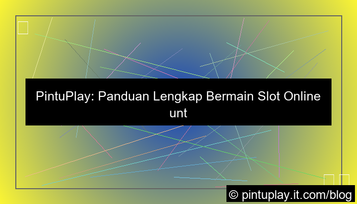 gambar pintuplay panduan bermain slot