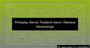 pintuplay server thailand gacor