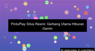 ilustrasi pintuplay situs resmi