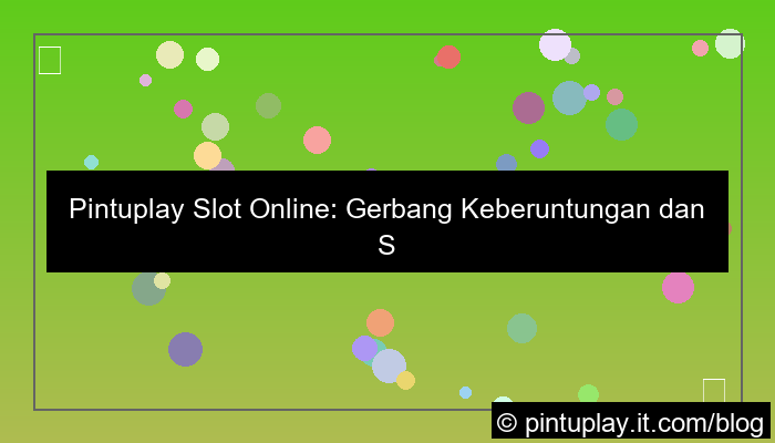 visual pintuplay slot online